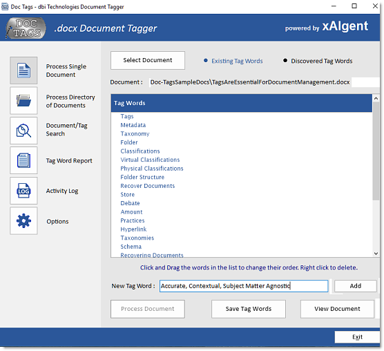 Doc-Tags - Automatic, Unsupervised - In Seconds